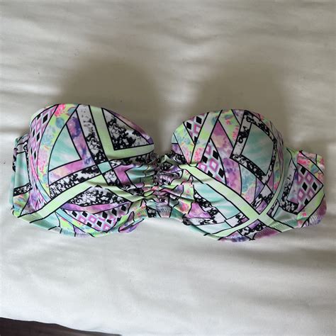 Victoria's Secret Bikini Top Colorful Summer Women’s Size 36C | eBay