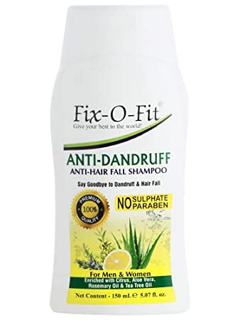Buy Fix-O-Fit Herbal Anti-Dandruff & Anti-Hair Fall Shampoo, No Paraben ...
