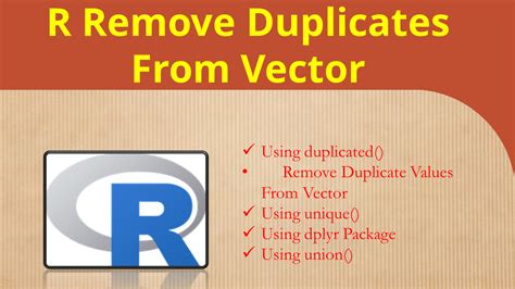 Image result for How to Remove Duplicates Using R