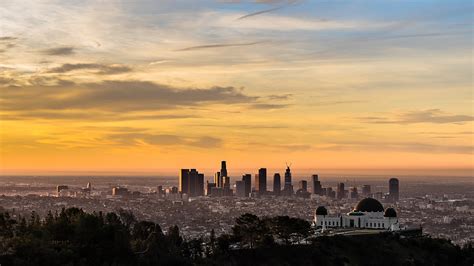 Los Angeles Skyline Sunrise