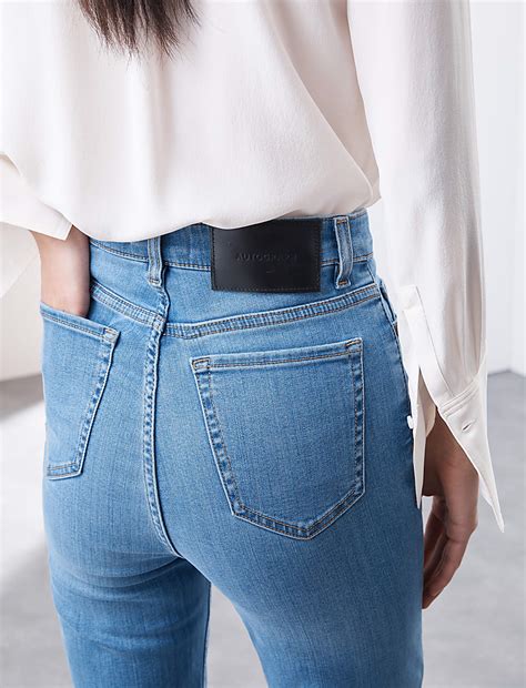 Buy High Waisted Flared Jeans at Marks & Spencer