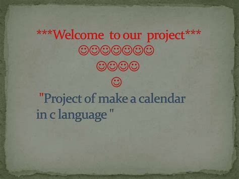 Image result for Coding for a Calendar Using C-language