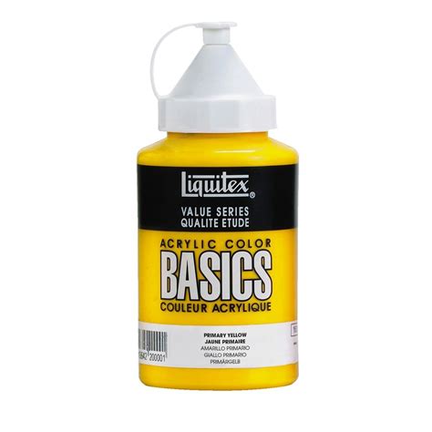 htconline.in| Liquitex Basics Acrylic Primary Yellow 400ML 410 ...