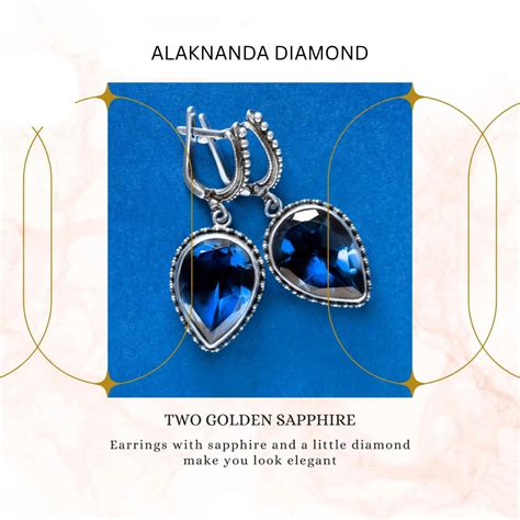 Radiant Teardrop Sapphire Earrings with Diamond Accents for a Bold and ...