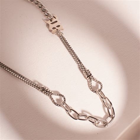 Cryptic Rune Silver Chain | Salty – Salty Accessories