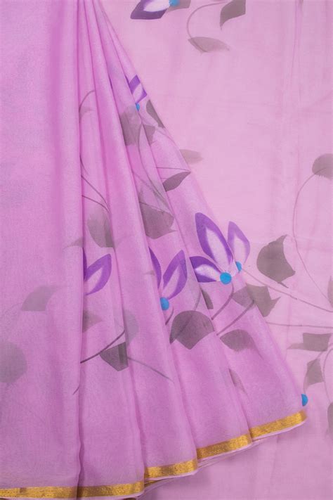 Hand Painted Chiffon Sarees – Avishya.com