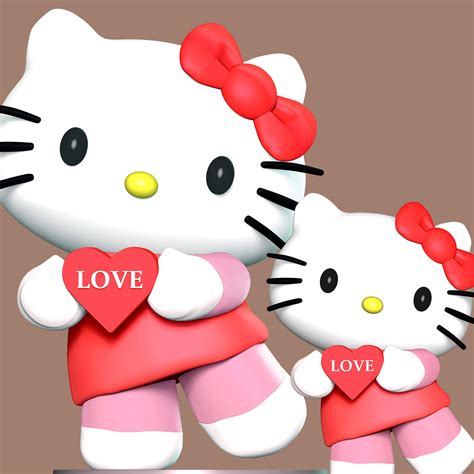 Hello Kitty Fan Art - 3D Model by lovemodel