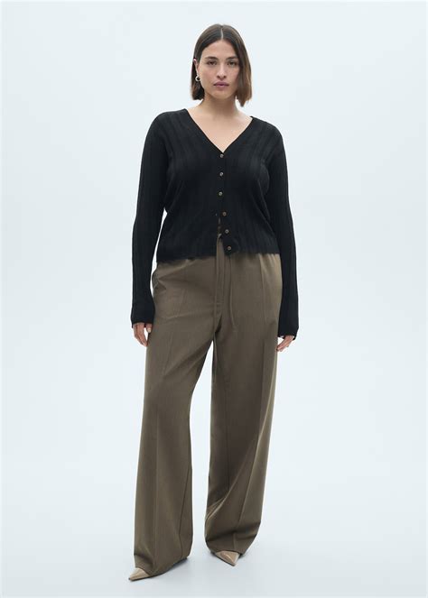 Button knit cardigan - Women | MANGO USA