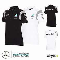 Mercedes F1 Team Polo Shirt by 2016 Mercedes Amg F1 Womens Team Polo Shirt Black Or White Mercedes F1 Team Polo Shirt