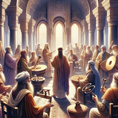 What does 1 Chronicles 25:6 mean? | Bible Art