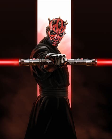 Darth Maul | Star Wars: The Phantom Menace | #starwars #starwarsart # ...