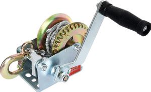 SUPERMALL 800lb Cable with Hand Gear Winch Front and Rear Mount Towing ...