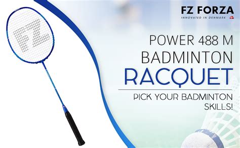 Buy FZ Forza Power 488M Strung Attacking Badminton Racket (Sky Blue ...