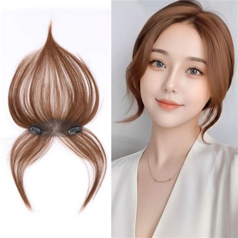 Frontline Hair Topper/Patch with Baby Hair Bangs – Human Hair Clip-In ...