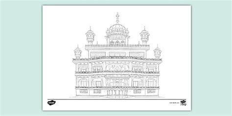 Gurdwara Colouring | Colouring Sheets (teacher made)