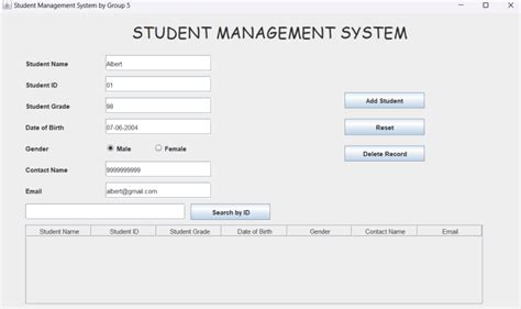 Image result for Java Netbeans Project with Students Management System