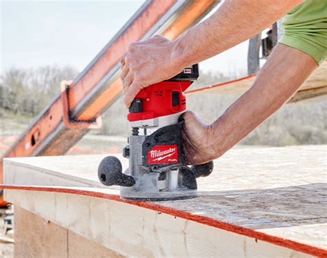 Milwaukee M18 Router Using Template Guide 的图像结果