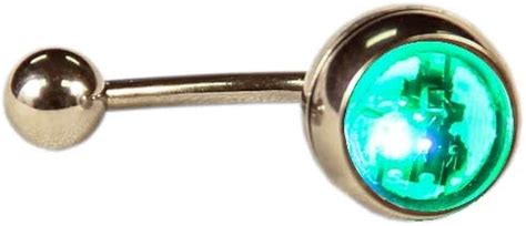Buy LED Light up Glow Belly Button Ring Navel Multicolor- Glow in the ...