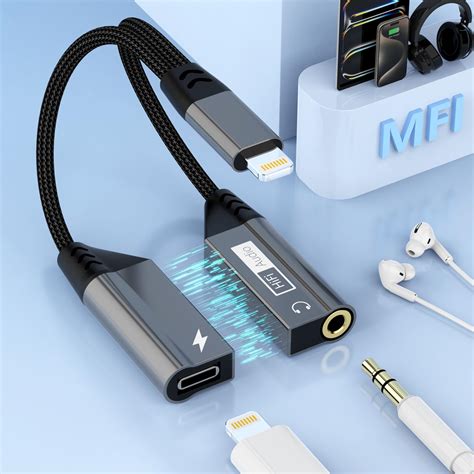 Amazon.com: [Apple MFi Certified] iPhone Splitter for Charging and ...