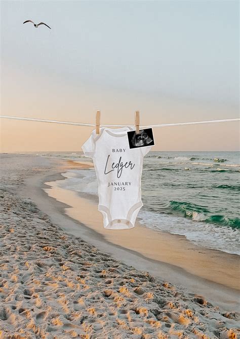 Beach Pregnancy Announcement Wording