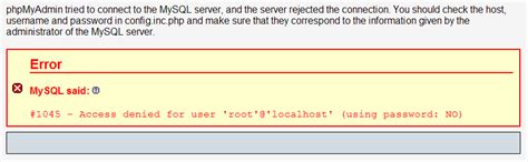 Php Admin MySQL Error 404 的图像结果