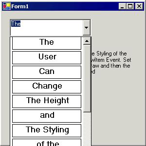 C# Combo Box Code 的图像结果