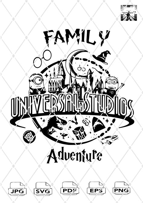 Family Adventure 2023 Svg, Family Adventure Svg, Universal Studios ...