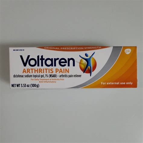 Arthritis Pain Relief Gel Inflammation 3.53oz