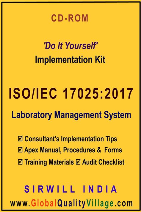 Buy ISO / IEC 17025 : 2017 Lab QMS Documentation Templates, Training ...