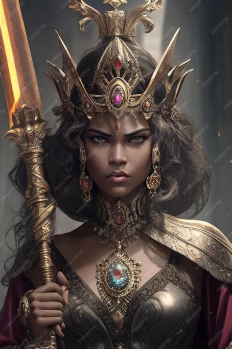 Premium AI Image | warrior queen
