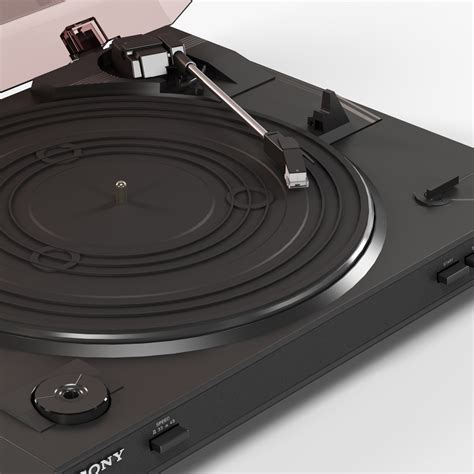3d model sony ps-lx300usb stereo turntable