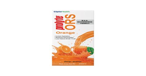 Buy Cipla Prolyte Ors Orange Tetra Online (200 ml x 4) At Best Price