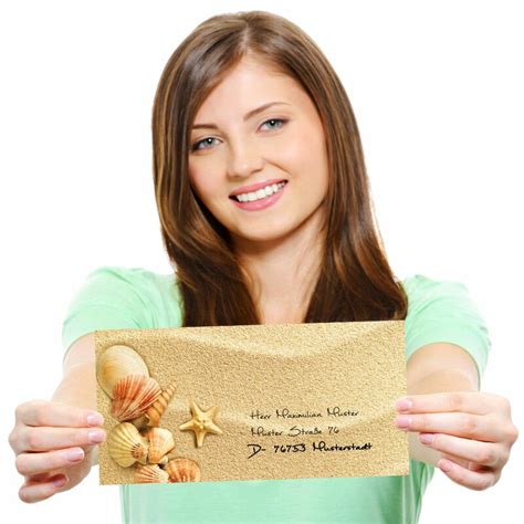 Stationery motif-paper sets Travel & Vacation Shells In The Sand Trav