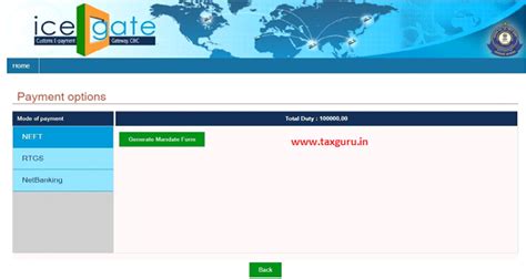 Central Excise / Service Tax NEFT – RTGS Payments Process on ICEGATE