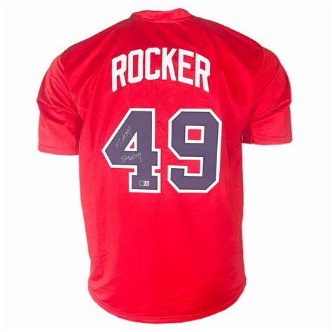 John Rocker Signed F*** NY Inscription Atlanta Red Baseball Jersey (Be ...
