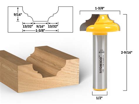 Image result for Router Bit Edge Profiles