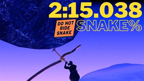 Image result for Getting Over It Do Not Ride Snake