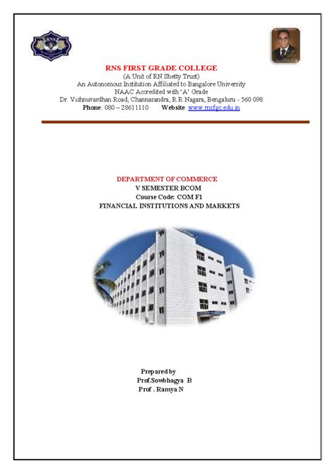 COM F1 Financial Institutions and Markets: Comprehensive Notes - Studocu
