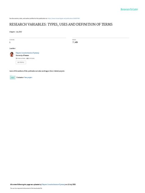 Image result for Variables in Research Examples