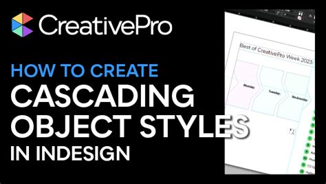 Image result for InDesign Object Styles
