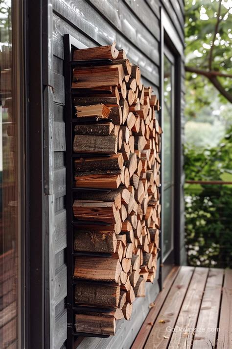 27 Outdoor Firewood Storage Ideas That Look Amazing | GoDownsize