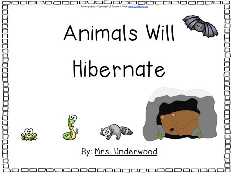 Oceans of Kindergarten Fun!: Hibernation Books Past and Present!
