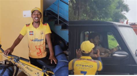 Wish Fulfilled! MS Dhoni Meets Fan Who Cycled 1,200Km To Ranchi And ...