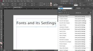 InDesign Font Link 的图像结果