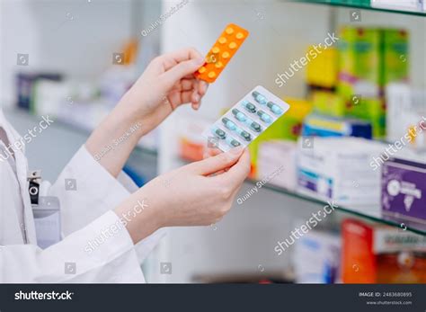 Pharmacist Doctor Holding Mix Type Medicine Stock Photo 2483680895 | Shutterstock