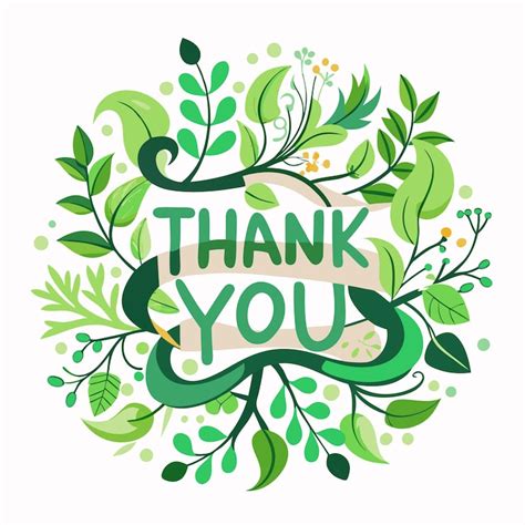 Thank you green Vectors - Download Free High-Quality Vectors from ...