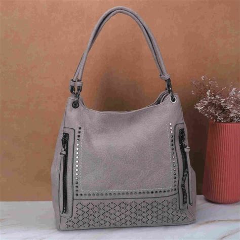 Buy Mochi Women Grey Casual Shoulder Bag Online | SKU: 66-524-14-10 ...