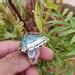 Buy Natural Azurite Malachite Ring,925 Sterling Silver,genuine Azurite ...