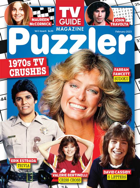 PUZZLER: 1970s TV Crushes, Vol. 3, Issue 6 :: TV Weekly Magazine ...