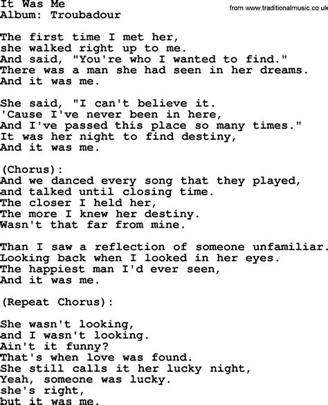 Troubadour Lyrics George Strait